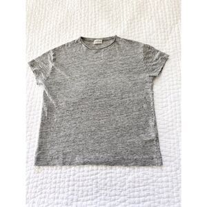 By Malene Birger 100% Linen Gray Speckled TShirt Womens XS Minimalist